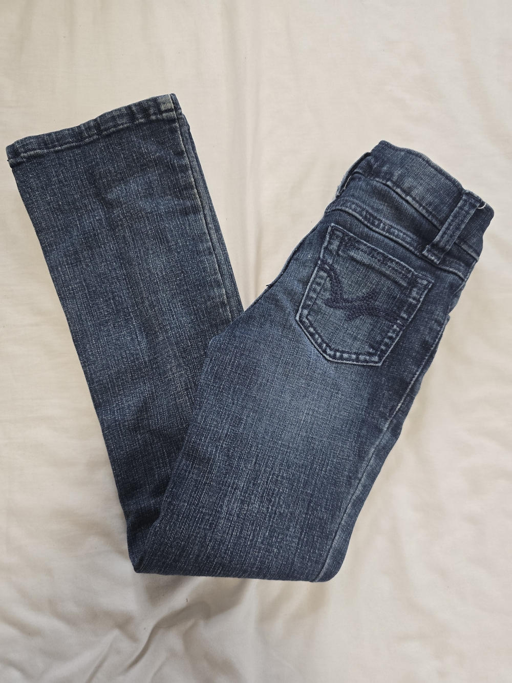 Wrangler Girls Bootcut Jeans Size 6X Slim Medium Wash Stretch Denim
